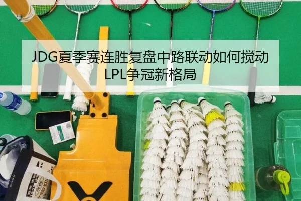 JDG夏季赛连胜复盘中路联动如何搅动LPL争冠新格局